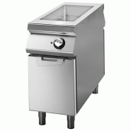 Sauteuse multifonction sur coffre avec portes, capacité 13 litres 400x1100x870 mm - VIRTUS - 4068875007315