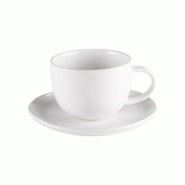 Tasse et sous-tasse à thé Ecume 22 cl x6 - Blanc Rond Porcelaine Table Passion 11x8.3 cm - blanc porcelaine 3106232762260 Tasse et sous-tasse à thé Ecume 22 cl x6 - Blanc Rond Porcelaine Table Passion 11x8.3 cm - blanc porcelaine 3106232762260