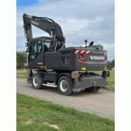 Pelle sur pneus Volvo EW220E - 2022 - 26,5 tonnes - Full Options - 420 heures