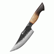 XinZuo - Couteau de chef damas Viking 15 cm - Série X06 Mo - fabriqué en acier damas à 67 couches - multicolore X06-WD
