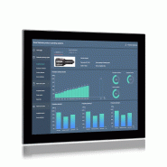 Panel PC industriel fanless 17" 1280 x 1024 SXGA - EVI-C017SAC - Aluminium anodisé, IP66, Intel® Celeron® J6412, 4 Go RAM, SSD 120 Go