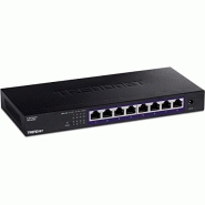 TRENDnet TEG-S380 - Commutateur réseau non-géré 2.5G à 8 ports RJ-45 avec boîtier métallique et montage mural TRENDnet TEG-S380 - Commutateur réseau non-géré 2.5G à 8 ports RJ-45 avec boîtier métallique et montage mural