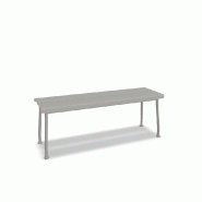Banc d'extérieur en métal FLANER - beige