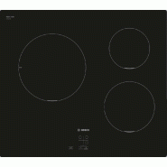 BOSCH Table De Cuisson à Induction 60cm 3 Feux 4600w puc611aa5e - noir 4242005285457