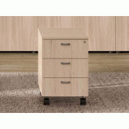 Caisson mobile Alba Exmob ? 3 tiroirs avec serrure