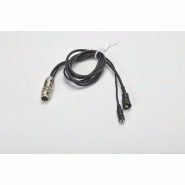 CHAUVIN ARNOUX - Adaptateur connectique DIN (mâle) vers S7 (femelle) pour conductivité et Jack (femelle) pour température - Compatible CA10141