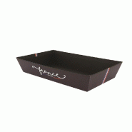 Corbeille carton rectangulaire "Elegance" 33x20x6 cm - par 30