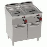 Friteuse à gaz 20+20 litres sur support - 800x700x900 mm - 32 Kw - 39921317 Eurast - inox 39921317 Friteuse à gaz 20+20 litres sur support - 800x700x900 mm - 32 Kw - 39921317 Eurast - inox 39921317