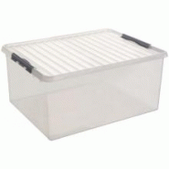 Grande boite de rangement plastique - sunware - h380 xl800 x l500 mm - 120 litres