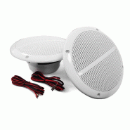 Leisure Kit 2 haut-parleurs coniques - 6.5" / 120W / 8 Ohms - Grille et résistance à l'eau - 3701123937064