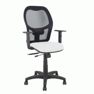 Piqueras y Crespo Silla Alocén traslack malla negra asiento bali blanco brazos regulables - blanc multi-matériau 345TKM840B10B10CRN Piqueras y Crespo Silla Alocén traslack malla negra asiento bali blanco brazos regulables - blanc multi-matériau 345TKM840B10B10CRN