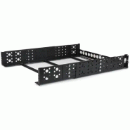 Rails pour Rack Serveur Universels 2U - Rails de Montage Serveur en Rack 19 pouces - Rails de Rack A