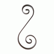 Volute H.290 x L.120mm - plat 12 x 6mm