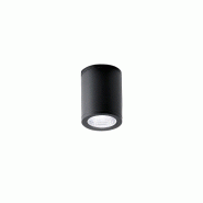Zafferano Sole Plafonnier Led Rond En Aluminium Moulé Sous Pression Gris Foncé 6W Ip54, Parfait Pour L'Éclairage Architectural D'Intérieurs Et D'E