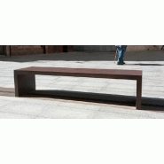 Banc public en métal moderne cyria banquette eudald i