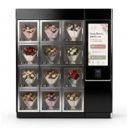 Boutique florale réfrigérée en libre-service - Smart Floral Vending Boutique - vente 24h/24 de bouquets et fleurs coupées