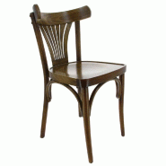 Chaise d'intérieur New Orléans en bois finition cérusée foncée - par 2