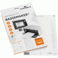 DURABLE Badgemaker Étiquette à insérer 0,95 x 34 x 21,5 cm Papier 20 pièces - blanc 4005546140605 DURABLE Badgemaker Étiquette à insérer 0,95 x 34 x 21,5 cm Papier 20 pièces - blanc 4005546140605