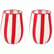EASY LIFE Set 2 verres à eau 50 cl Rouge - Twist & Match - 035-1247021 EASY LIFE Set 2 verres à eau 50 cl Rouge - Twist & Match - 035-1247021