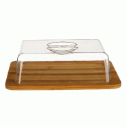 FIVE - Boîte à fromage en bambou 26x20x7,5 cm - marron Bambou JJ942