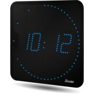 Horloge LED Style II 7 Ellipse, alimentation 230V, indépendante, LED bleue - BODET
