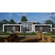 Maison préfabriquée en acier, 133 m2 - ISK133 Maison préfabriquée en acier, 133 m2 - ISK133