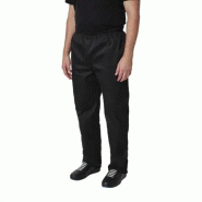 Pantalon de cuisinier mixte couleur noire (Taille: XXL - Tour de taille : 117 - 122 cm)_0
