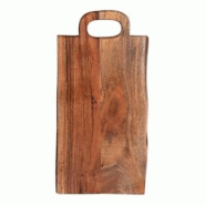 Planche à découper Wild avec poignée 50x25 cm - Marron - Bois massif - Table Passion Planche à découper Wild avec poignée 50x25 cm - Marron - Bois massif - Table Passion
