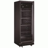 Vitrine  à boissons, refrigeration assistee noire 360l 1 porte vitrée L2G