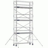 Échafaudage roulant aluminium DOCKER 85 version garde-corps EXMDS - Hauteur de travail : 7,90 m - DUARIB - 7130062 Échafaudage roulant aluminium DOCKER 85 version garde-corps EXMDS - Hauteur de travail : 7,90 m - DUARIB - 7130062