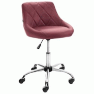 CLP Tabouret de travail Lazio réglable en hauteur et pivotant Bordeaux/Similicuir - rouge polyester 321805 CLP Tabouret de travail Lazio réglable en hauteur et pivotant Bordeaux/Similicuir - rouge polyester 321805