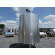 Cuve ETA 5000 L - CUV434 - Inox 304L, Agitation centrale et Tri-pâle, Moteur 2,2 kW Cuve ETA 5000 L - CUV434 - Inox 304L, Agitation centrale et Tri-pâle, Moteur 2,2 kW
