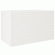Helloshop26 - Jardinière bac lit surélevé plantes fleurs terrasse jardin 110 x 60 x 68,5 cm bois de pin massif blanc 02_0037382 - 3000214242552 Helloshop26 - Jardinière bac lit surélevé plantes fleurs terrasse jardin 110 x 60 x 68,5 cm bois de pin massif blanc 02_0037382 - 3000214242552