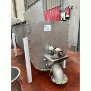 Mélangeur à bande en acier inoxydable 1500 litres d'occasion - référence : c8221