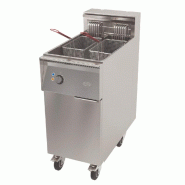 MIRROR Friteuse électrique haut rendement - Thermostat mécanique - 1 cuve simple - 22 L - 12kW - 400x800x1015 XMART-M112 - inox XMART-M112