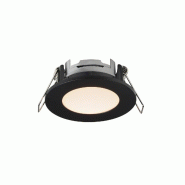 Nordlux Spot encastré luminaire LEONIS 1-Kit 2700K Matière plastique Noir H. 3,6 IP65 -Intérieur - noir 5704924015205