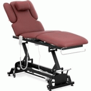 Physa - Physa Physa Nantes Burgundy_PH Table De Massage Professionnelle Électrique Lit De Massage Table De Soin Kiné 3 Moteurs Noir Rouge - 40628590