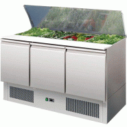 Saladette 3 portes avec couvercle L2G