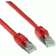 NAMBO CÂBLE PATCH S/FTP CAT 6A HAUTE QUALITÉ T138 GHMT (ISO/IEC) ROUGE NAMBO CÂBLE PATCH S/FTP CAT 6A HAUTE QUALITÉ T138 GHMT (ISO/IEC) ROUGE