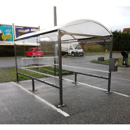 Abri pour chariot à toiture en voute - Profondeur 4000mm x l2330mm x h2600mm - TRADI - Le temple du mobilier
