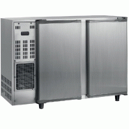 Arrière-bar réfrigéré inox 2 portes pleines température +2/+8 °c - ... - PFGB145I