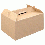 Boîte transport de repas nano micro naturel The Pack 28x20x15cm - par 25