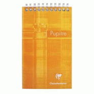 Clairefontaine Lot de 5 Bloc Metric Pupitre format 105x170, 80 feuilles 90 g/m² reliure intégrale, quadrillé 5x5 - 3329680864205