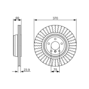 Disque de frein Bosch 0986479730 - ventilé - 5 trous - arrière Disque de frein Bosch 0986479730 - ventilé - 5 trous - arrière