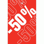 Étiquette à trou -50% Soldes Tradition rouge 55x85mm - par 250 - Belle qualité papier 100% recyclable