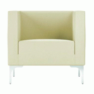 Fauteuil d'accueil 1 place Design ARTE - Offisit. - Vert_0