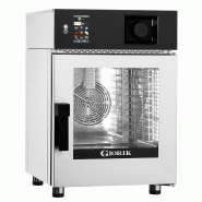 Four mixte compact électrique 6 GN2/3 écran digital 5'' vapeur par injection avec lavage Giorik