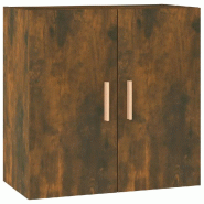 Helloshop26 - Armoire murale scandinave 60 x 30 x 60 cm fonction d'économie d'espace style minimaliste en bois d'ingénierie chêne 02_0048340 - Bois