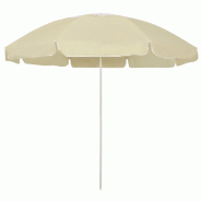 Helloshop26 - Parasol de plage jaune sable 240 cm 02_0008397 - jaune polyester 3000448647765