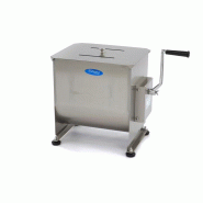 Mélangeur à viande manuel  ECO 30 L - 25 kg -  cuve fixe - axe unique